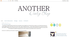 Desktop Screenshot of anotherdailyblog.blogspot.com