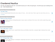 Tablet Screenshot of chambered-nautilus.blogspot.com