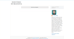 Desktop Screenshot of discursohumanista.blogspot.com