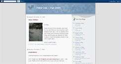 Desktop Screenshot of fned345fall09.blogspot.com