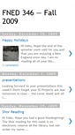 Mobile Screenshot of fned345fall09.blogspot.com