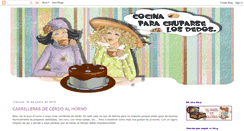 Desktop Screenshot of cocinaparachuparselosdedos.blogspot.com