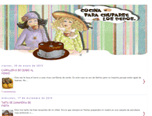 Tablet Screenshot of cocinaparachuparselosdedos.blogspot.com