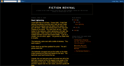 Desktop Screenshot of fictionrevival.blogspot.com