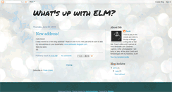 Desktop Screenshot of elmhealth.blogspot.com