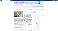 Desktop Screenshot of mrssian4teachers.blogspot.com