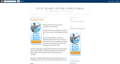 Desktop Screenshot of fiveyearsafter.blogspot.com