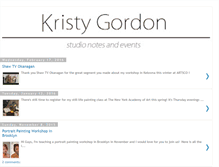 Tablet Screenshot of kristygordon.blogspot.com