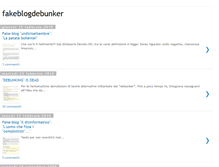Tablet Screenshot of debunkerfakeblog.blogspot.com