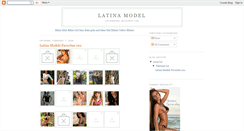 Desktop Screenshot of latinamodel.blogspot.com