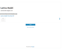Tablet Screenshot of latinamodel.blogspot.com