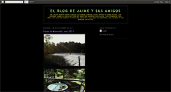 Desktop Screenshot of elblogdejaimeysusamigos.blogspot.com