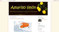 Desktop Screenshot of amarillo-limon.blogspot.com