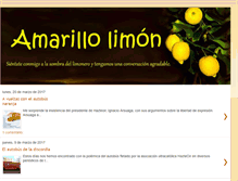 Tablet Screenshot of amarillo-limon.blogspot.com