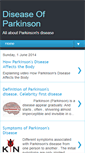 Mobile Screenshot of diseaseofparkinson.blogspot.com