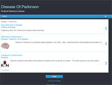 Tablet Screenshot of diseaseofparkinson.blogspot.com