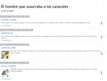 Tablet Screenshot of elhombrequesusurrabaaloscaracoles.blogspot.com