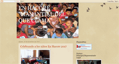 Desktop Screenshot of en-hacore-manantial-del-que-clama.blogspot.com