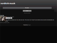 Tablet Screenshot of nordlicht-musik.blogspot.com