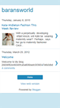 Mobile Screenshot of baransworld.blogspot.com