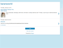 Tablet Screenshot of baransworld.blogspot.com
