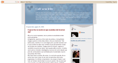 Desktop Screenshot of cafesemleite.blogspot.com