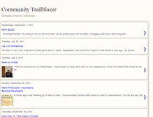 Tablet Screenshot of communitytrailblazer.blogspot.com