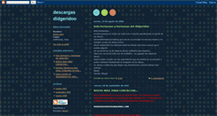 Desktop Screenshot of didgeridoo-descargas.blogspot.com