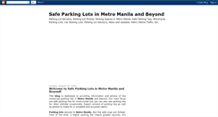 Desktop Screenshot of metromanilaparkinglots.blogspot.com