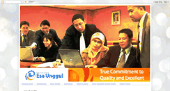 Desktop Screenshot of mm-esaunggul.blogspot.com