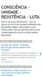 Mobile Screenshot of consciencia-unidade-resistencia-luta.blogspot.com
