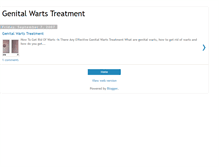 Tablet Screenshot of genital-warts-treatment.blogspot.com