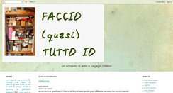 Desktop Screenshot of faccioquasituttoio.blogspot.com