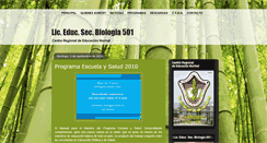 Desktop Screenshot of licbiologia501.blogspot.com