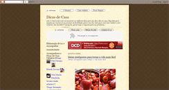 Desktop Screenshot of dicasdecasa.blogspot.com