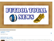 Tablet Screenshot of futboltotal-news.blogspot.com