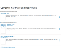 Tablet Screenshot of pc-hardware-networking.blogspot.com