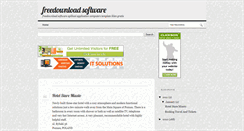 Desktop Screenshot of freedownload-software-freeware.blogspot.com