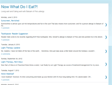 Tablet Screenshot of nowwhatdoieat.blogspot.com