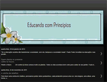 Tablet Screenshot of educandocomprincipios.blogspot.com