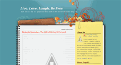 Desktop Screenshot of livelovelaughbefree.blogspot.com