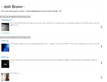 Tablet Screenshot of joshbrownphotographer.blogspot.com