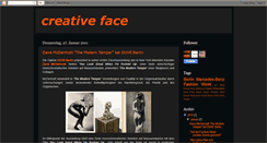 Desktop Screenshot of creative-face.blogspot.com