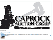 Tablet Screenshot of caprockauctions.blogspot.com