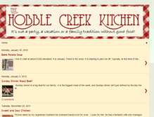 Tablet Screenshot of hobblecreekkitchen.blogspot.com