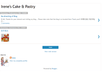 Tablet Screenshot of irenecakeandpastry.blogspot.com