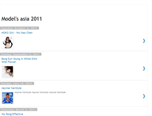 Tablet Screenshot of models-asia2011.blogspot.com