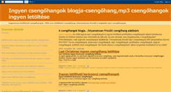 Desktop Screenshot of csengohangok.blogspot.com