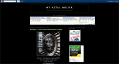 Desktop Screenshot of mymetalmusics.blogspot.com