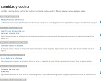 Tablet Screenshot of comidasycocina.blogspot.com